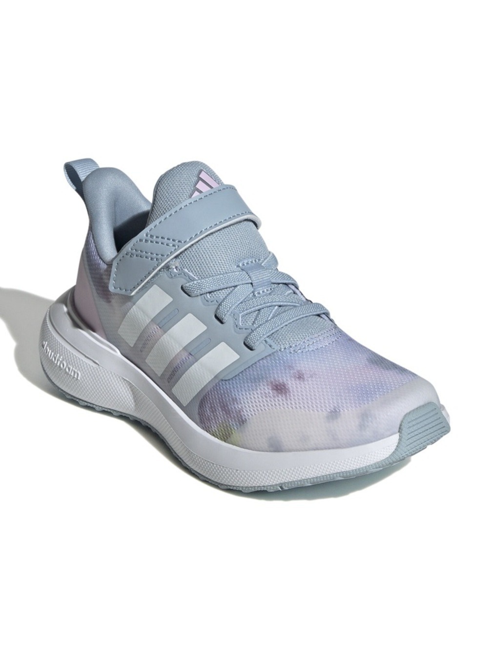 adidas Kids Light Blue Sneakers with Pastel Pattern